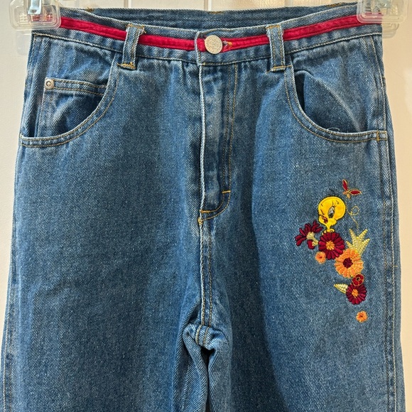Looney Tunes - Embroidered Tweety Jeans - Picture 3 of 8